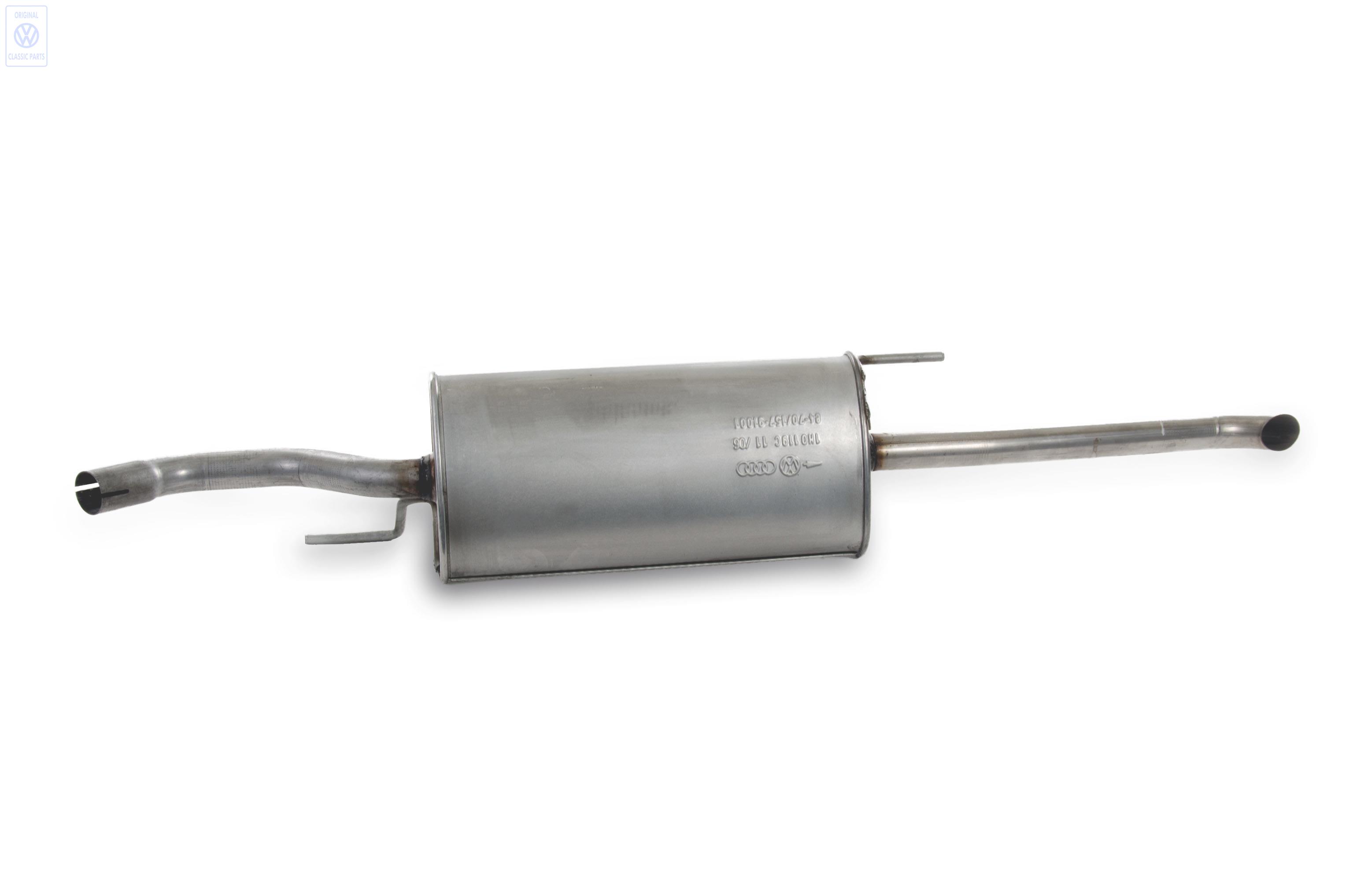 End silencer for VW Passat B4