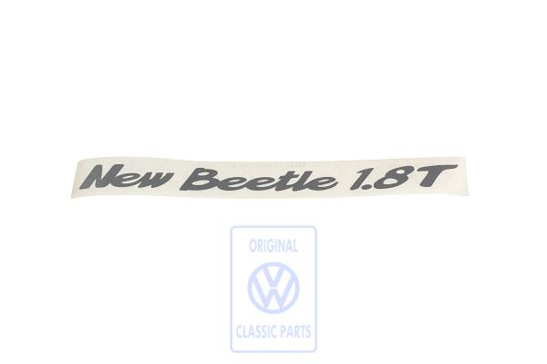 Inscription for VW New Beetle