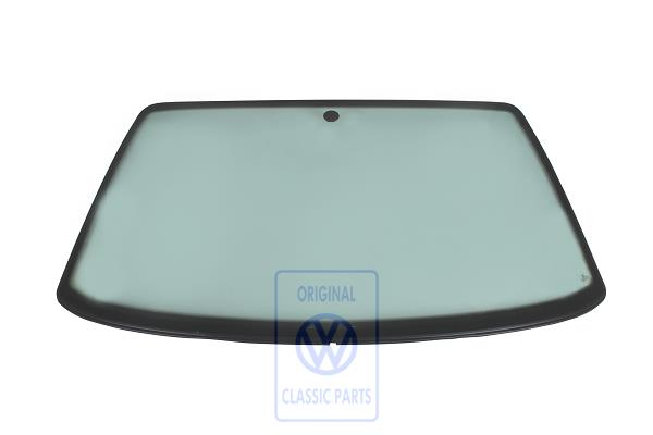 Windscreen green with trim strip Passat B4