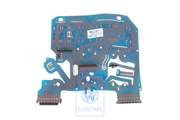 Printed circuit foil Golf Mk2 Diesel