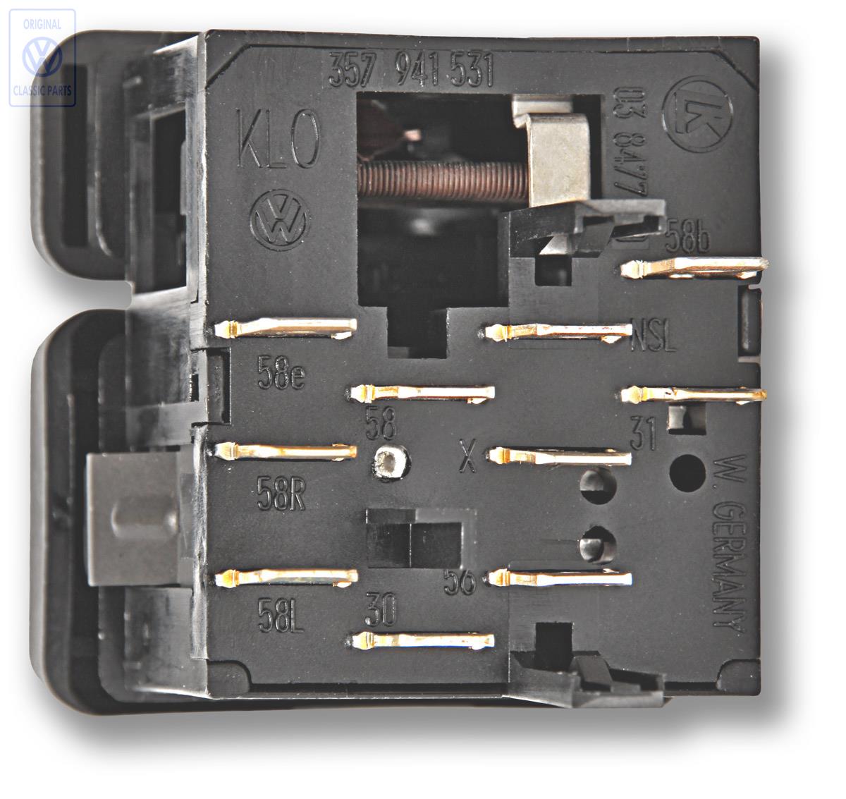 Light switch for VW T4, Passat B3, Polo Mk2,