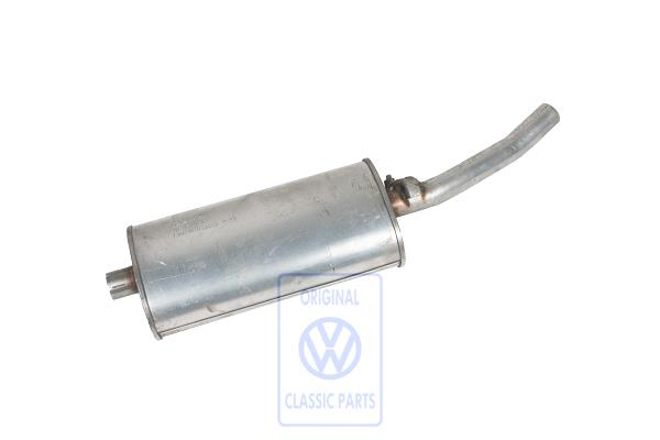 Exhaust silencer Scirocco Mk2