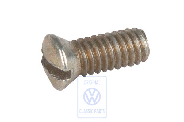 Raised countersunk screw