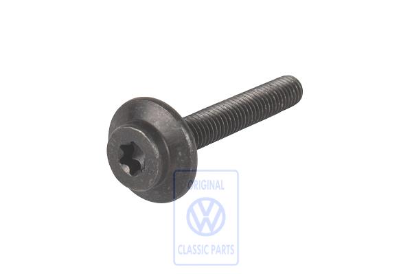 Hexalobular tapered collar screw