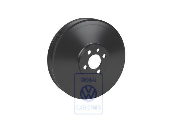 Poly V-belt pulley air conditioning system Transporter T4