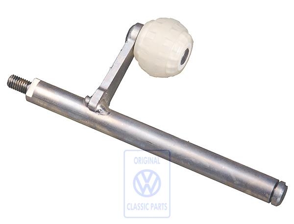 Selector mechanism deviating shaft for VW Caddy