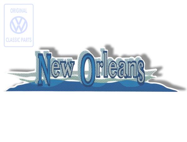 Film lettering 'New Orleans'