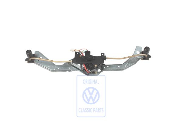 Adjuster for rear spoiler Corrado