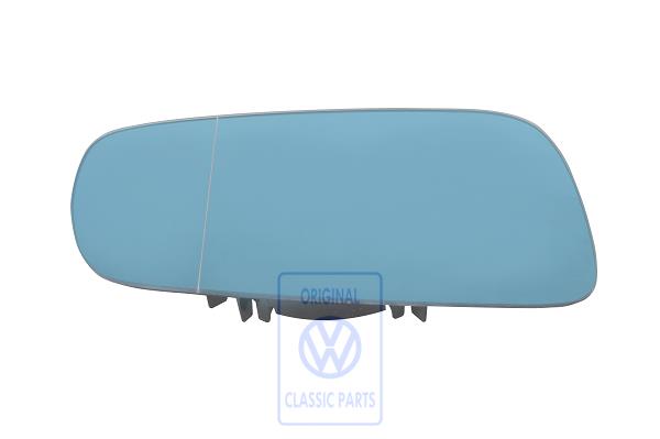 Mirror glass for VW Golf Mk4