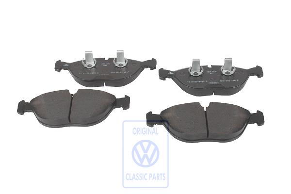 Brake pads for VW Golf R32