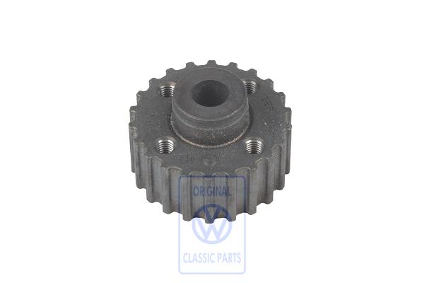 Toothed belt pulley for VW Polo 6N