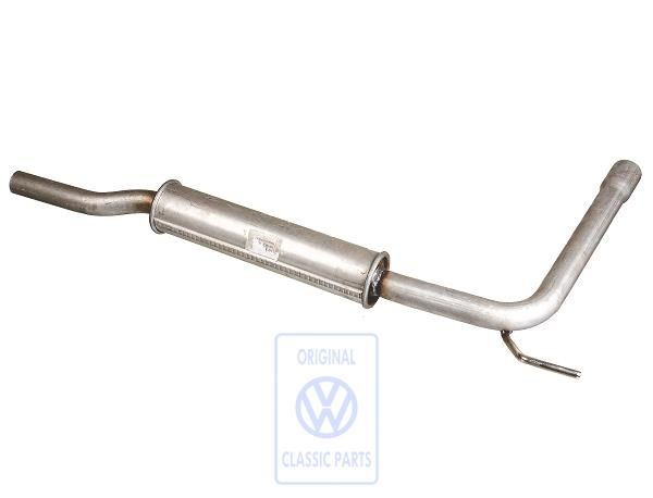 Front silencer for VW T4