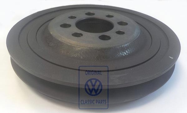 V-belt pulley for industrial engine