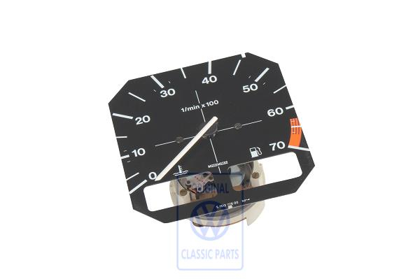 Revolution counter for VW Golf Mk1 Convertible