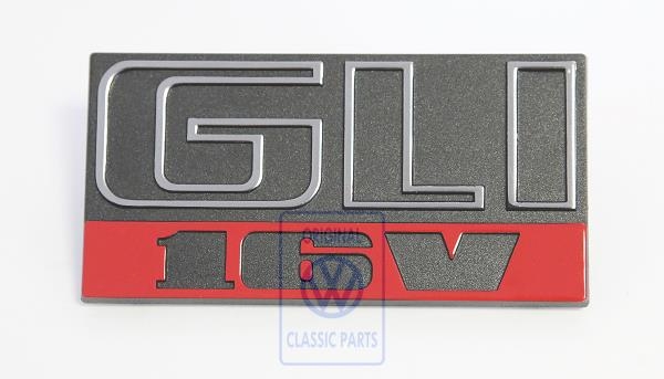 GLI 16V Grille Badge