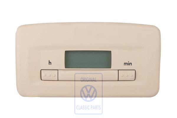 Digital clock for VW New Beetle