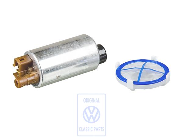 Fuel pump with strainer