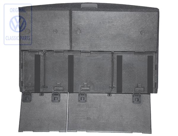 Luggage compartment floor for the Golf Plus