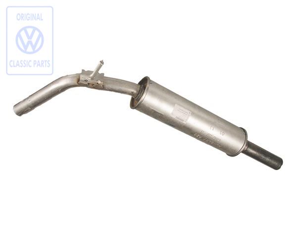 Exhaust silencer for VW Polo 6N