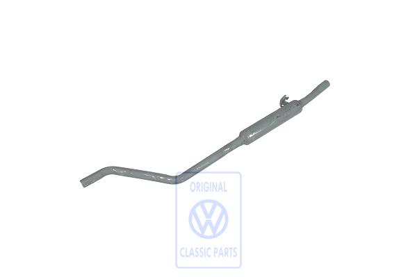 Exhaust silencer for VW Polo Mk1