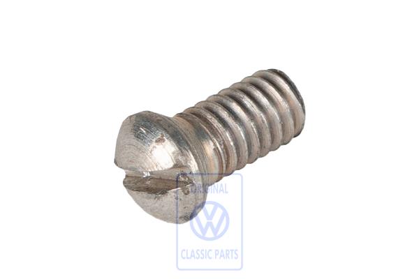 Oval head countersunk bolt for VW Beetle