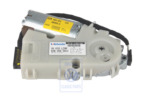 Sliding roof motor for VW Lupo