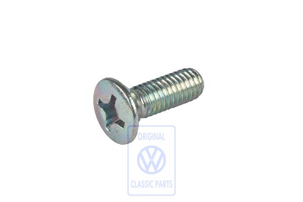 Raised countersunk screw