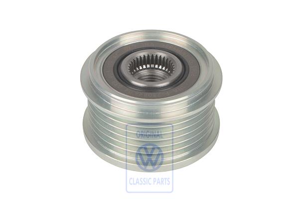 V-ribbed belt pulley