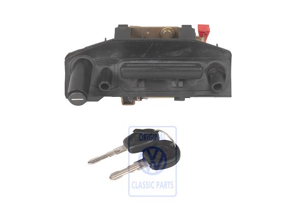 Lid lock for VW T4