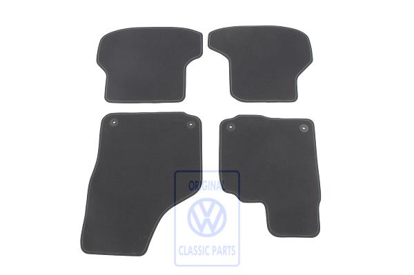 Floor mats for VW Golf Mk6 Convertible