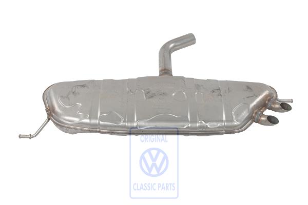 Rear silencer for VW Golf Mk5