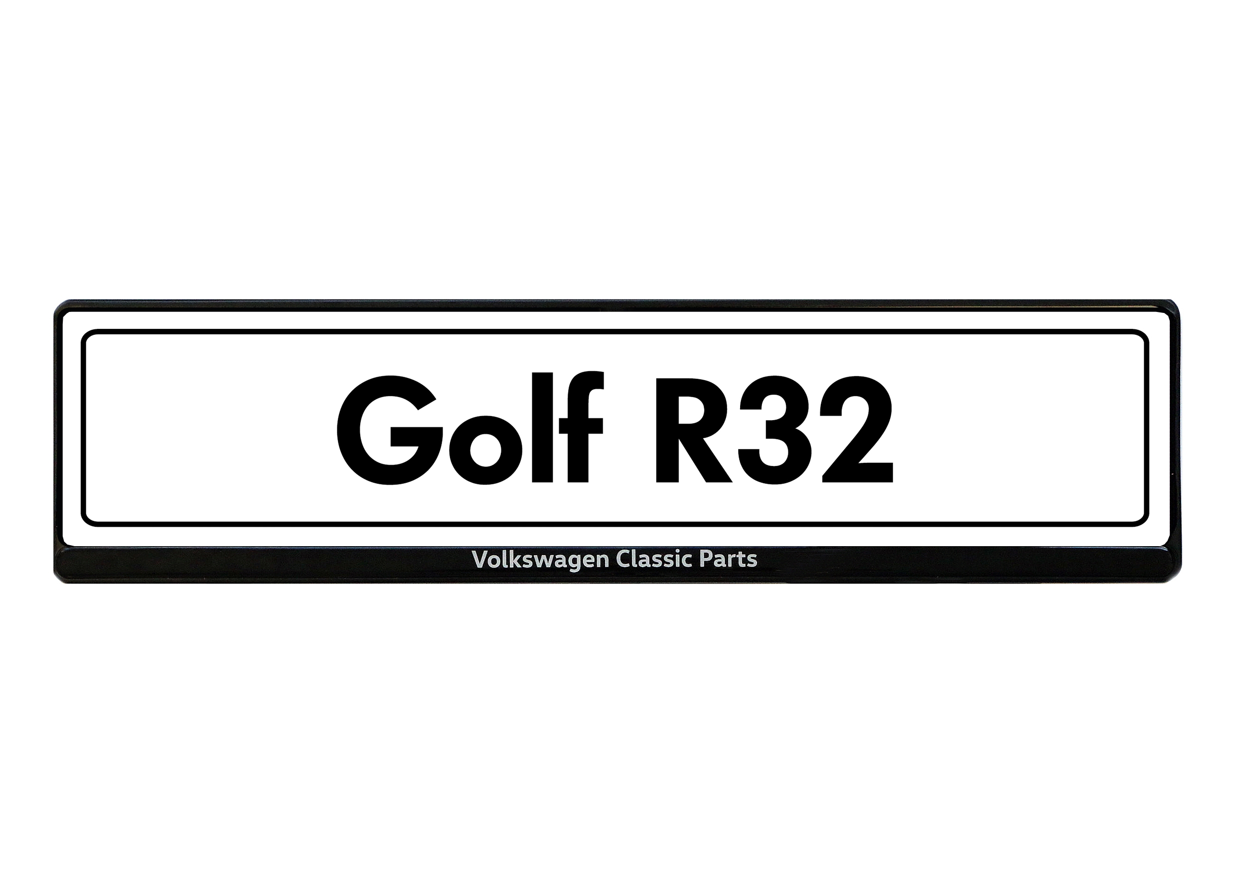 Golf R32 number plate