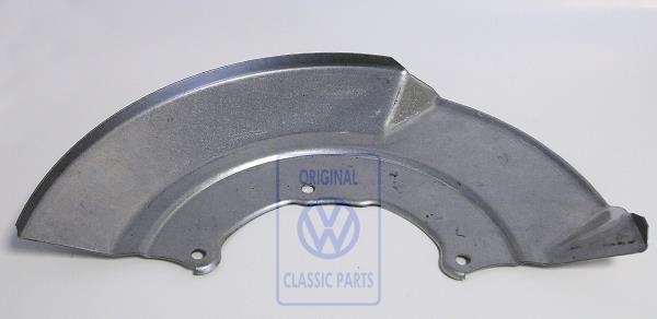 Splash plate for VW T4