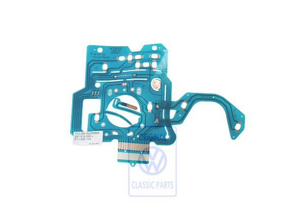 Printed circuit foil for VW LT Mk1