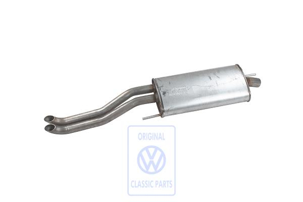 Rear silencer for VW Vento