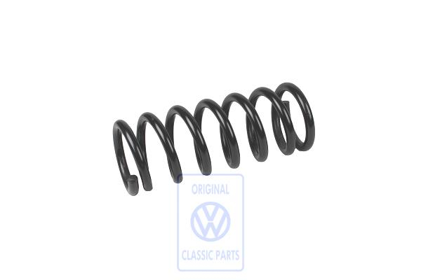 Coil spring suspension front