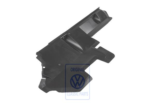 Air intake plate left-side on coolant radiator Corrado