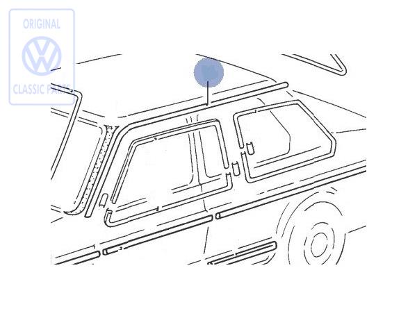Roof molding left for Jetta Mk1