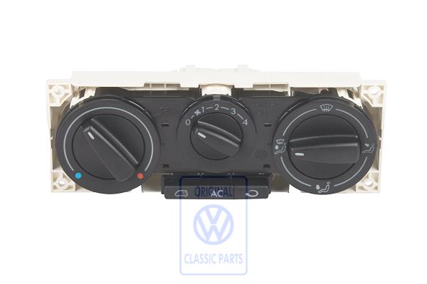 Heater controls for VW T4