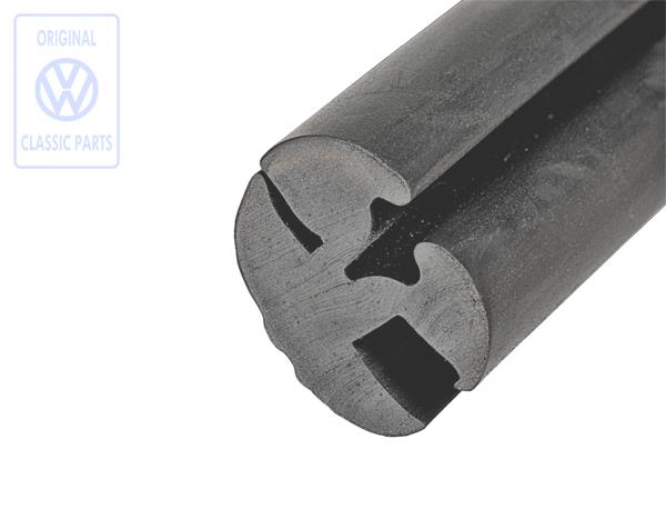 Rear window seal for VW T3