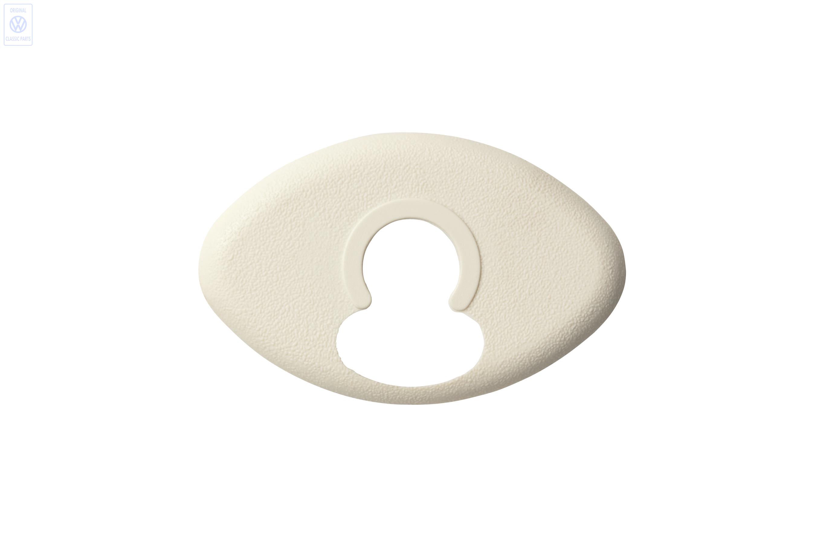 Sliding roof rosette