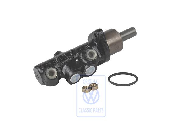 Tandem brake master cylinder for VW T4