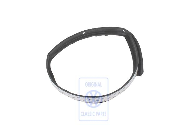 Water deflector for VW Polo Mk2