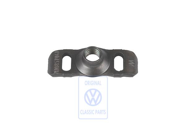 Threaded plate for VW Golf Mk3