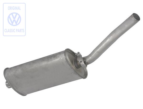 Exhaust silencer for VW Scirocco Mk2