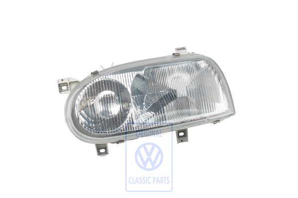 Halogen twin headlight for VW Golf Mk3
