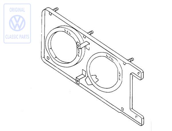 Headlight-frame for Scirocco Mk1