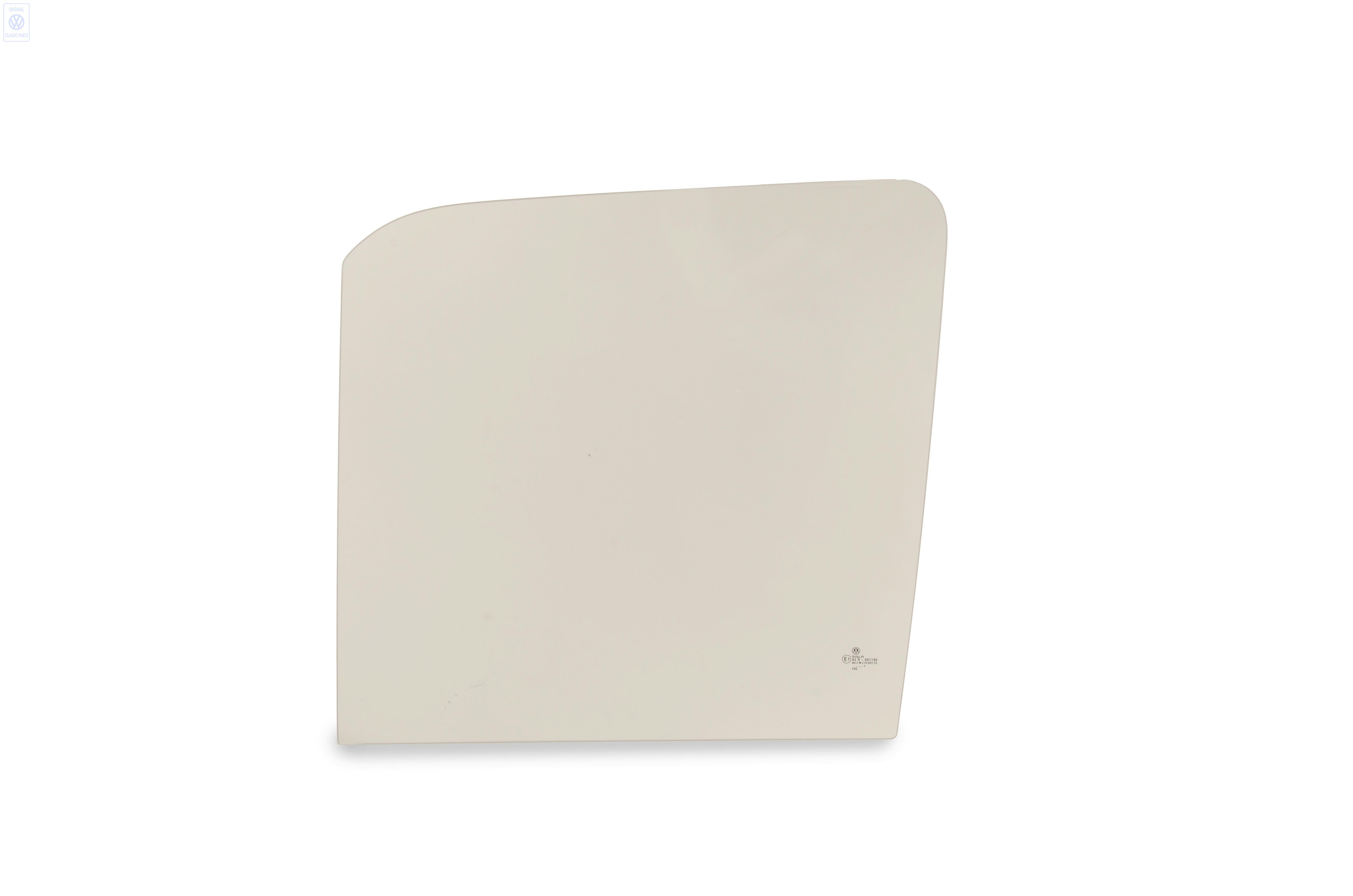 Front left door window for a Golf Mk2