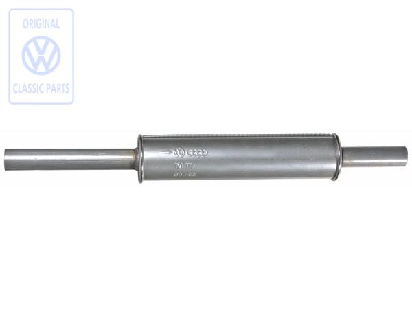 exhaust silencer, front