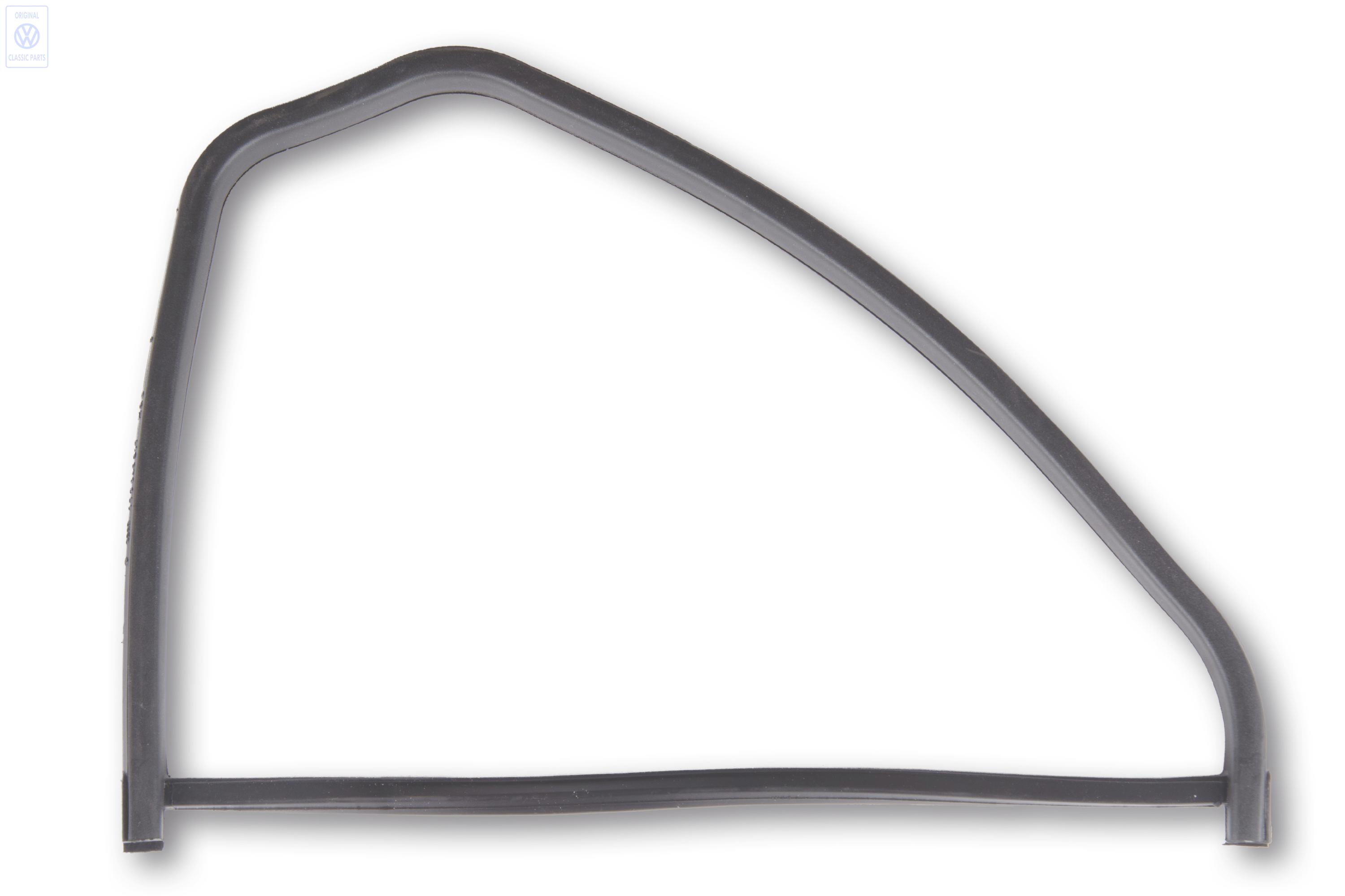 seal for fixed door glass